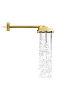 hansgrohe Axor ShowerSphere Kopfbrause 39755990 250x160mm, mit Brausearm, 1jet, 8 l/min, polished gold optic