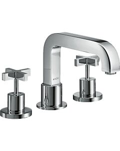 hansgrohe Wannenrandarmatur Axor Citterio 3943600 chrom, Fertigmontageset 3-Loch