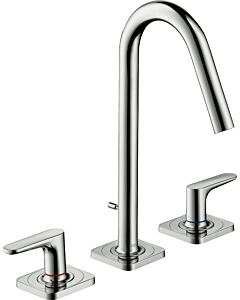 Axor Citterio M 3 Loch Waschtisch Armatur 34133000 mit Rosetten, kurzer Auslauf, chrom