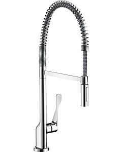 hansgrohe Axor Citterio Robinet de cuisine 39840000 semi Pro , bec orientable, chromé