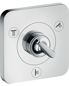 Axor Citterio E Ab-und Umstellventil 36772000 Unterputz 12 x 12 chrom, für Trio