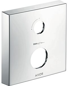 hansgrohe Axor extension rosette 14970000 2-hole, square, arrow, chrome