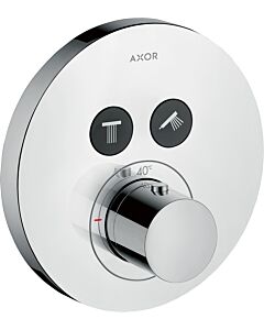 hansgrohe Axor ShowerSelect Round Thermostat  36723000  Thermostat, 2 Verbraucher, chrom