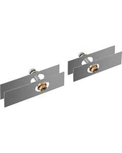 hansgrohe Kit de montage Axor 42841000 pour installation en verre des deux côtés, chromé