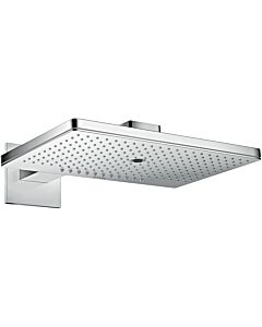 Axor ShowerSolutions Kopfbrause 3jet 35282000 chrom, 46x30cm, mit Brausearm und eckiger Rosette