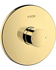 hansgrohe Axor Uno set de finition 45605330 mitigeur de douche à encastrer, avec poignée zéro, chrome noir poli