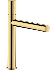 hansgrohe Axor Uno Waschtischarmatur 45003310 Ausladung 198mm, unverschließbare Ablaufgarnitur, mit Zerogriff, brushed red gold