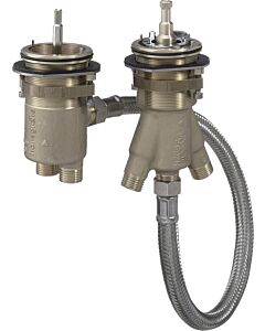 hansgrohe Axor basic set 15486180 DN 15, for 2-hole rim-mounted bath mixer with thermostat