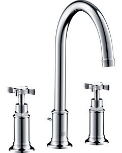 hansgrohe Waschtisch Armatur Axor Montreux 1651300 chrom, mit Ablaufgarnitur