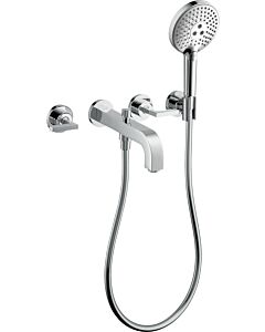 hansgrohe Wannen Armatur Axor Citterio 39448000 Unterputz, Hebelgriffe, chrom 3-Loch