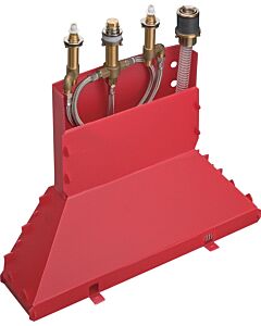 hansgrohe Grundkörper für 4-Loch-Armatur 13444180 Wannenrandmontage, DN15