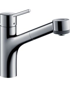 hansgrohe Talis S 170 Küchenarmatur 32841000 mit Ausziehbrause, schwenkbar, chrom