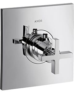 hansgrohe Axor Citterio Fertigmontageset 39716000 Unterputz-Thermostat, mit Kreuzgriff, chrom