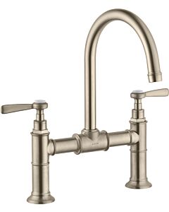 hansgrohe Axor Montreux Waschtischarmatur 16511000 chrom, mit Ablaufgarnitur, Hebelgriff