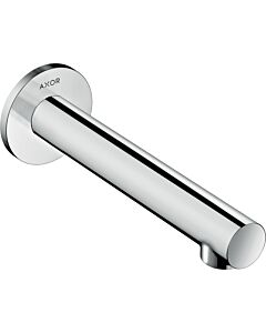 hansgrohe Axor Uno bec de bain 45410800 projection 175mm, droit, avec rosace, montage mural, aspect inox