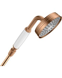 hansgrohe Handbrause 16320140 100mm, 1jet, brushed bronze