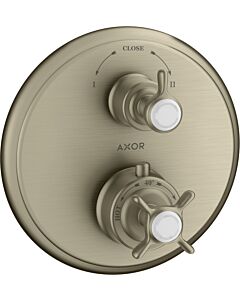 hansgrohe Fertigmontageset Axor Montreux 16820820 Unterputz-Thermostat,Ab-/Umstellung,brushed nickel