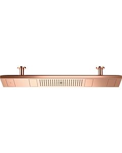 hansgrohe Douche de tête Axor ShowerHeaven 1200 4jet Axor 12423300 Red Gold poli, avec lumière. 5000K