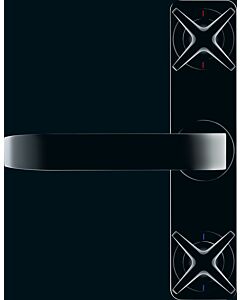 hansgrohe Axor Citterio E 3 Loch Armatur 36116000 chrom, mit Zugstangen-Ablaufgarnitur und Platte