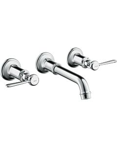 hansgrohe Axor Montreux faucet 16534000 3 hole fitting, 1/2 &quot;, lever handle, chrome