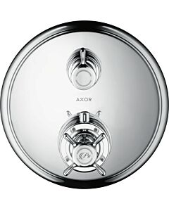 hansgrohe Axor Montreux Fertigmontageset 16820000 Unterputz-Thermostat, mit Ab/Umstellventil, chrom