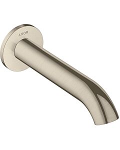 Axor Uno Wanneneinlauf 38411820 Brushed Nickel, gebogen, Wandmontage