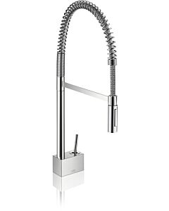 hansgrohe Axor Starck Spültischarmatur 10821800 mit Ausziehbrause, Edelstahl-Optik