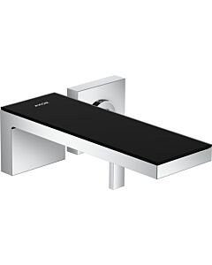 hansgrohe Axor MyEdition trim set 47060600 projection 221 mm, concealed basin mixer, chrome / black glass