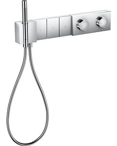 hansgrohe Axor Edge Fertigmotageset 46711000 Unterputz-Thermostatmodul, 3 Verbraucher, Diamantschliff, chrom