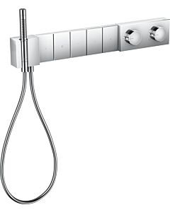 hansgrohe Axor Edge Fertigmontageset 46731000 Unterputz-Thermostatmodul, 5 Verbraucher, Diamantschliff, chrom