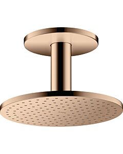 hansgrohe Axor Kopfbrause 35297300 mit Deckenanschluss, polished red gold