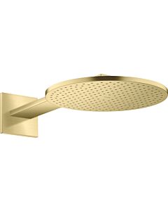 hansgrohe Douche de tête Axor 35300950 avec bras de douche, laiton brossé