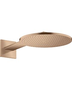 hansgrohe Axor Kopfbrause 35303310 mit Brausearm, brushed red gold