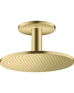 hansgrohe Axor Kopfbrause 35304950 mit Deckenanschluss, brushed brass
