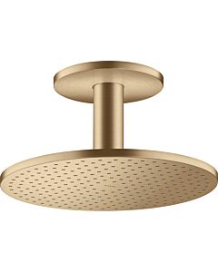 hansgrohe Axor overhead shower 35301140 with ceiling connection, brushed bronze