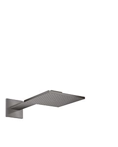 hansgrohe Axor overhead shower 35310340 with shower arm, brushed black chrome