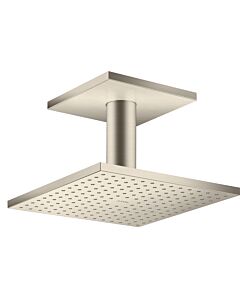 hansgrohe Axor Kopfbrause 35308820 mit Deckenanschluss, brushed nickel