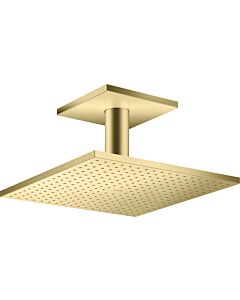 hansgrohe Axor Kopfbrause 35316950 mit Deckenanschluss, brushed brass