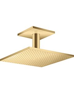 hansgrohe Axor douche de tête 35316250 avec raccordement au plafond, optique or brossé