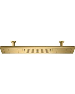 hansgrohe Axor ShowerHeaven Kopfbrause 1200 4jet Axor 12423250 Brushed Gold Optik, mit Lichtm. 5000 K