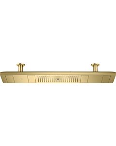 hansgrohe Axor ShowerHeaven Kopfbrause 1200 4jet Axor 12427950 brushed brass, mit Lichtm.3500 K