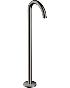 hansgrohe Axor Uno Fertigmontageset 38412330 Wanneneinlauf bodenstehend, gebogen, Ausladung 226mm, polished black chrome