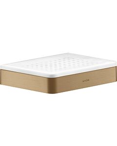 hansgrohe Porte-savon Axor 42803140 insert en céramique, bronze brossé