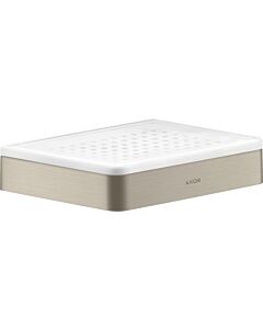 hansgrohe Axor Seifenschale 42803820 Keramikeinsatz, brushed nickel