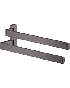 hansgrohe Axor towel rail 42821340 409mm, 2-armed, pivoting, brushed black chrome