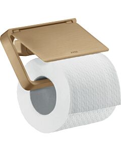 hansgrohe Axor Papierrollenhalter 42836140 with lid, metal, brushed bronze