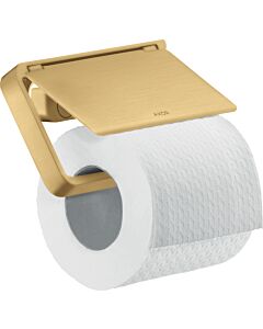 hansgrohe Axor Papierrollenhalter 42836250 mit Deckel, Metall, brushed gold optic
