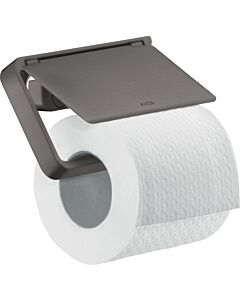 hansgrohe Axor Papierrollenhalter 42836340 avec couvercle, métal, chrome noir brossé