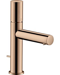 hansgrohe Axor Uno Wash basin mixer 45001300 projection 123mm, with zero handle, pop-up waste set, polished red gold