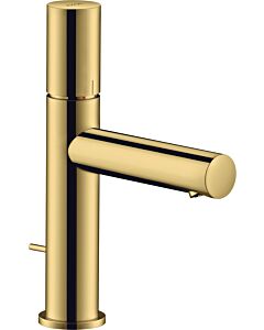 hansgrohe Axor Uno mitigeur lavabo 45001990 projection 123mm, avec poignée zéro, tirette garniture de vidange , optique or poli